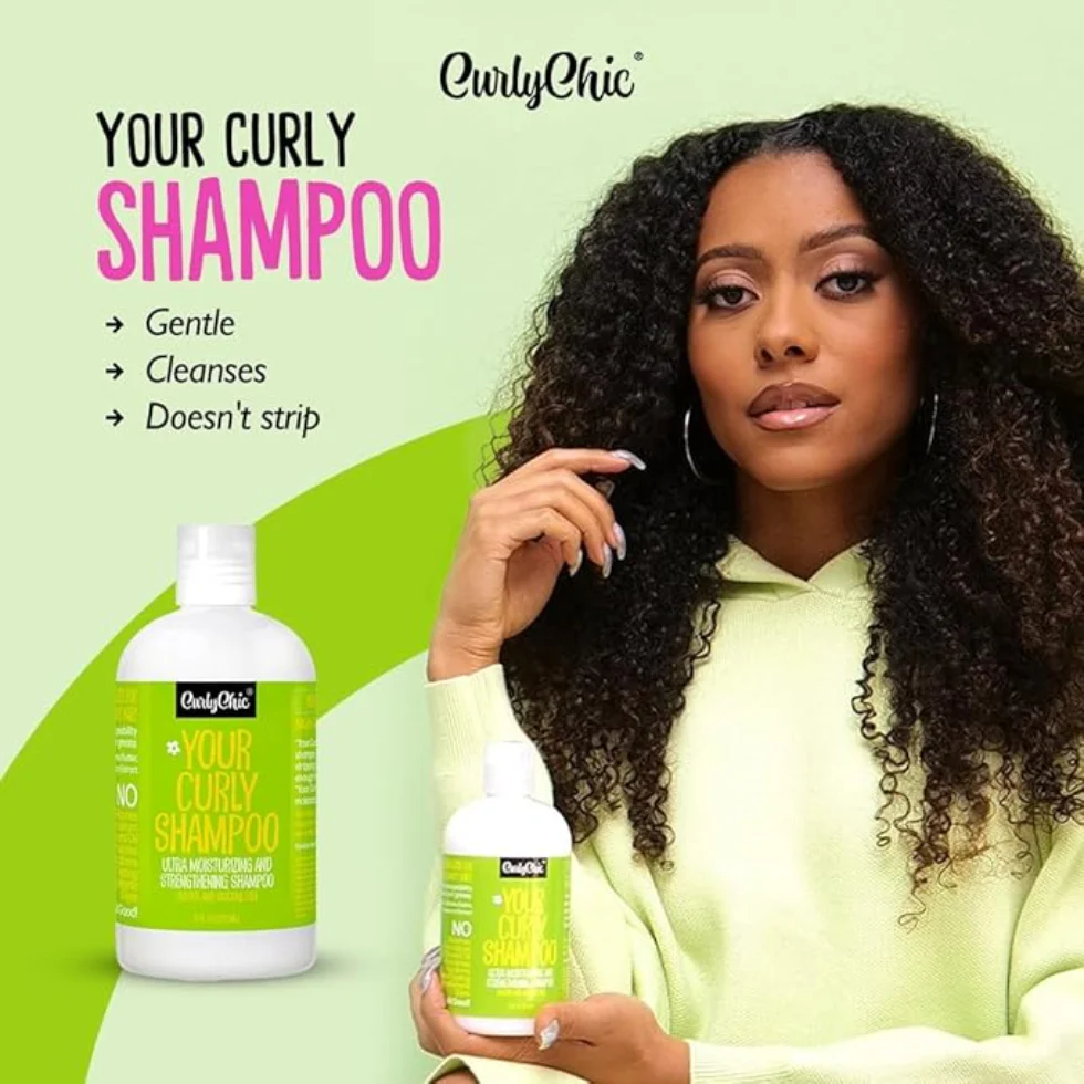 Curly Chic Curly Shampoo 356ml | Sulfate-Free Gentle Curl Cleanse Shampoo - Image 4