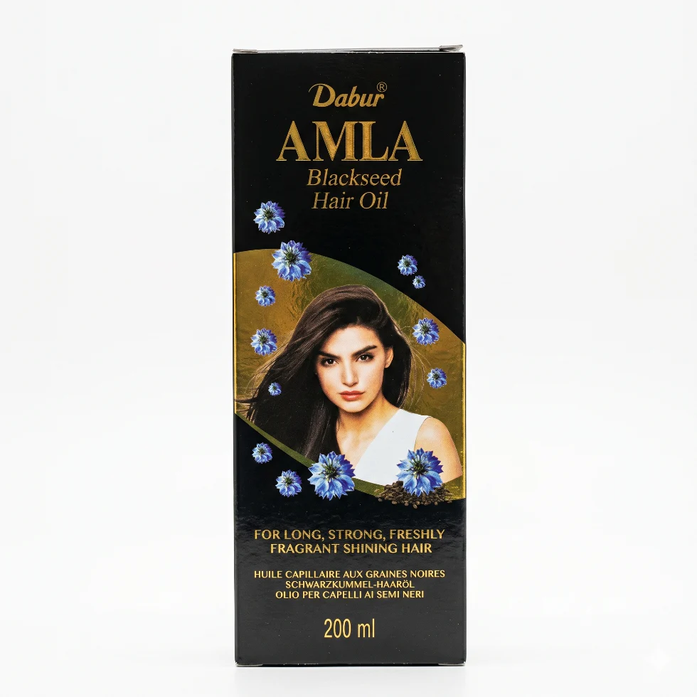 Dabur Amla Black Seed Hair Oil 200ml | Strengthening & Nourishing Care