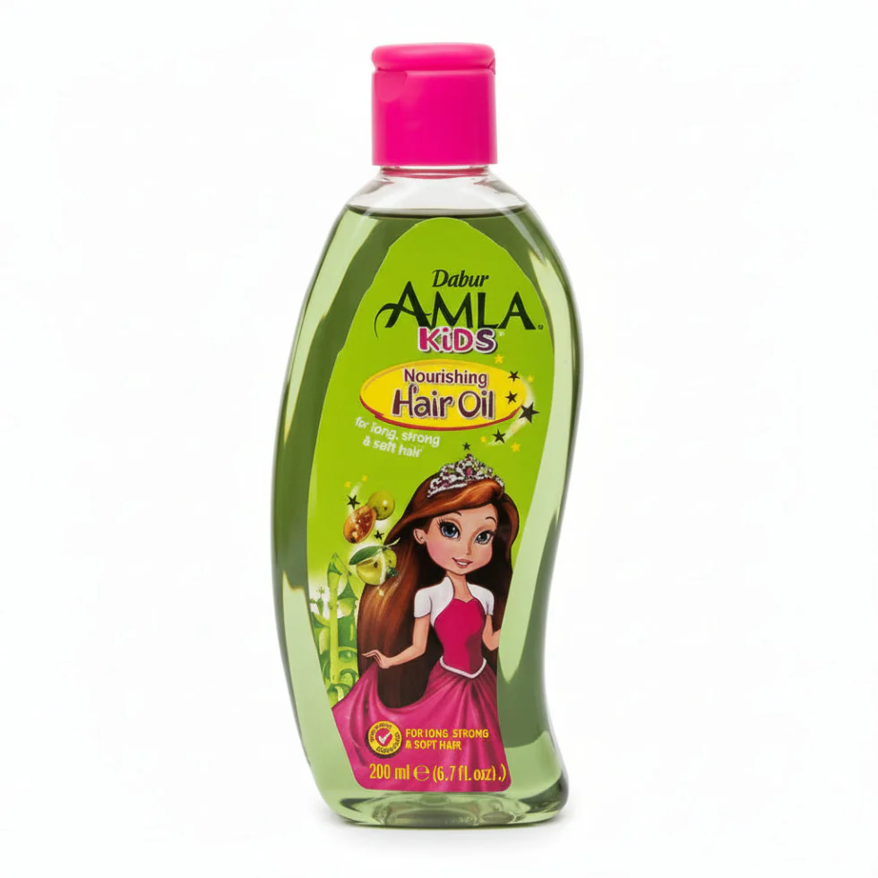 Dabur Amla Kids Hair Oil 200ml | Gentle Nourishing Care for Soft Hair