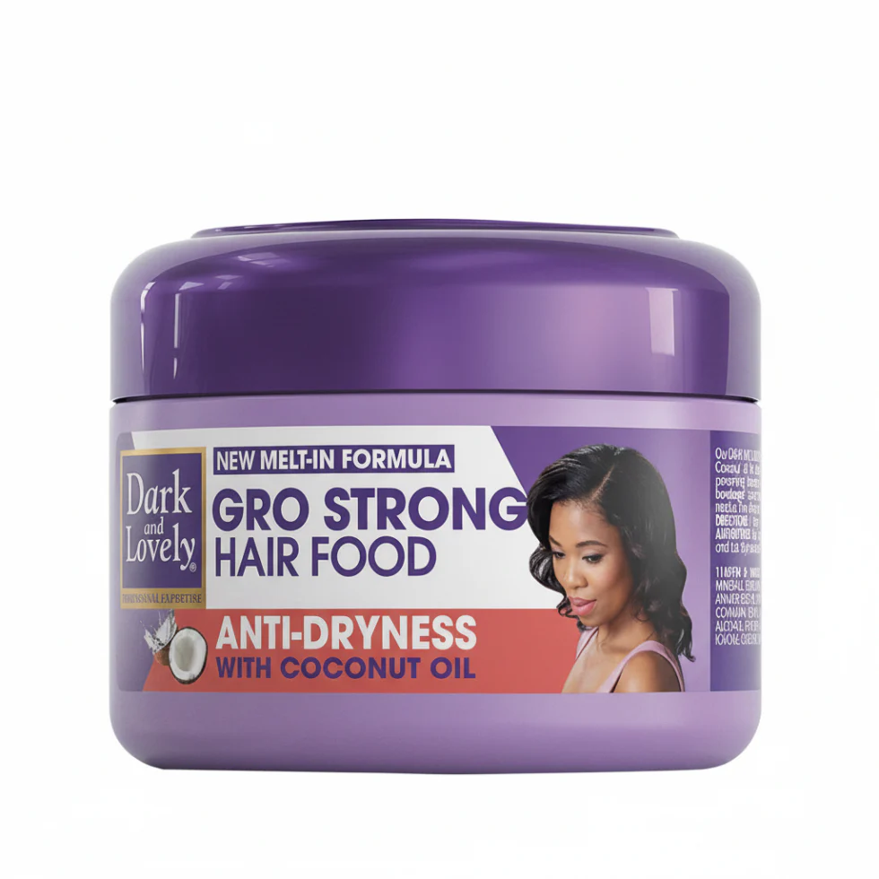 Dark & Lovely Gro Strong Hair Food 250ml | Anti-Dryness Coconut Oil Moisture