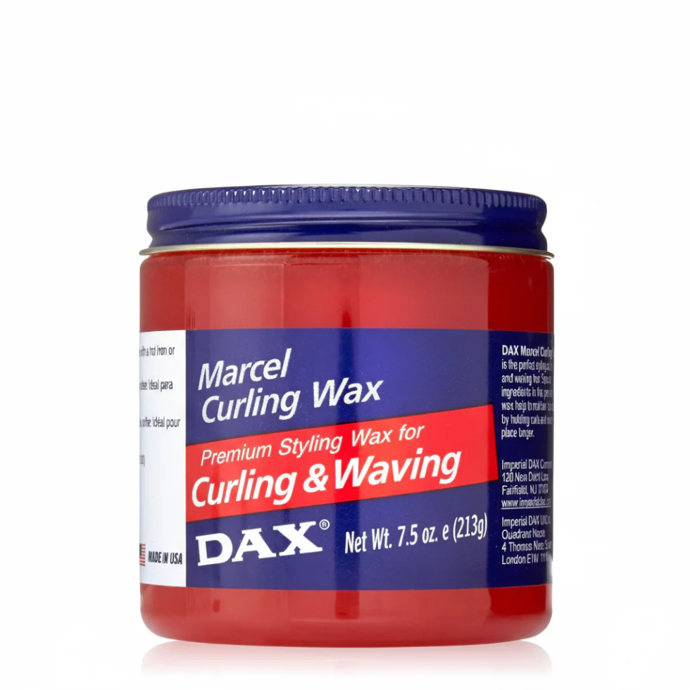 DAX Marcel Curling Wax 7.5oz | Strong Hold Curl & Wave Styling Wax