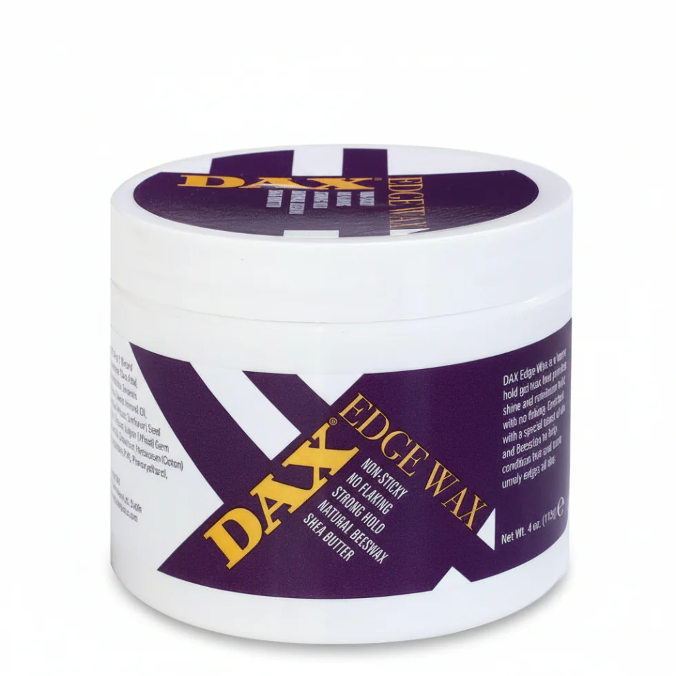 Dax Edge Wax 113g | Strong Hold Edge Control with Castor Oil & Shea Butter