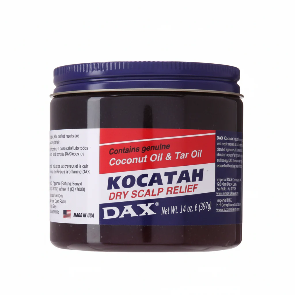 DAX Kocatah Coconut & Tar Oil Dry Scalp Treatment | Hair Strengthening Oil - Image 2
