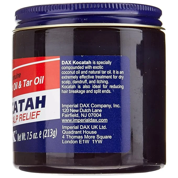 DAX Kocatah Coconut & Tar Oil Dry Scalp Treatment | Hair Strengthening Oil - Image 4