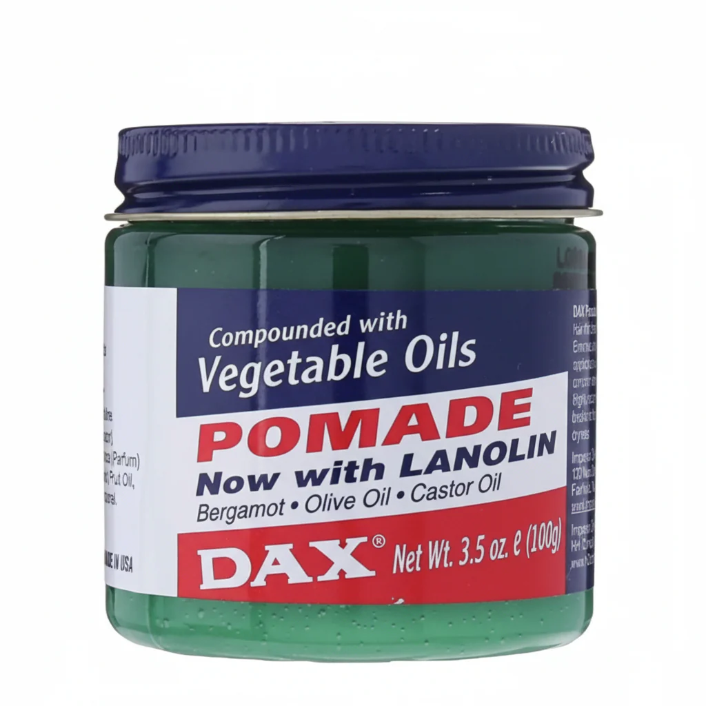 DAX Bergamot Pomade 100g | Strong Hold Styling with Olive & Castor Oil