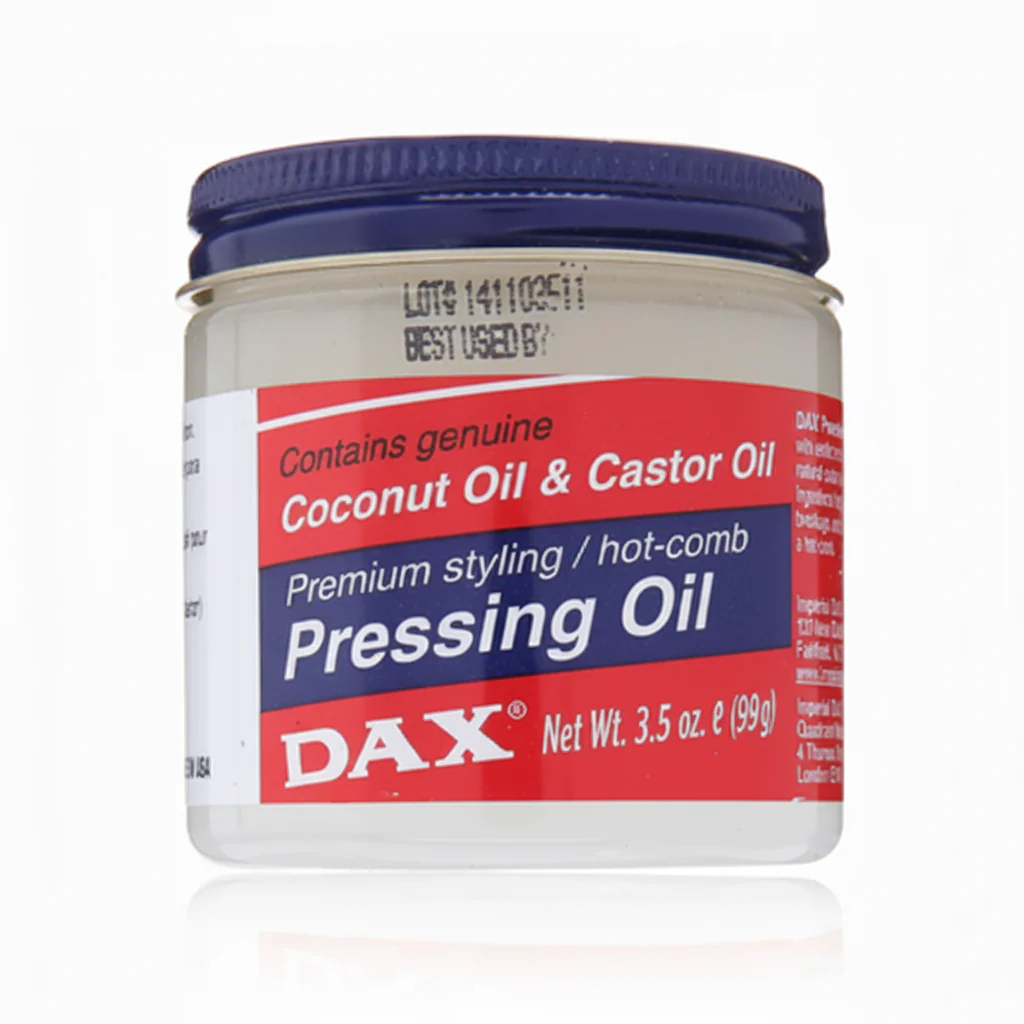 DAX Pressing Oil 7.5oz | Heat Protection Styling Oil Coconut & Castor