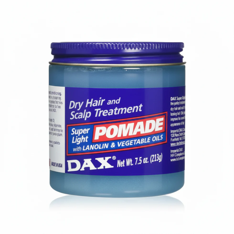 DAX Super Light Pomade 7.5oz | Flexible Hold with Lanolin & Shine