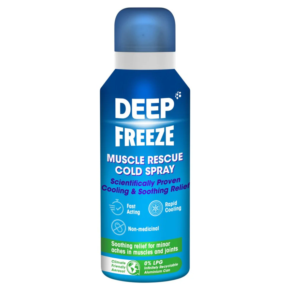 Deep Freeze Muscle Rescue Cold Spray 72.5ml | Fast Pain Relief Spray