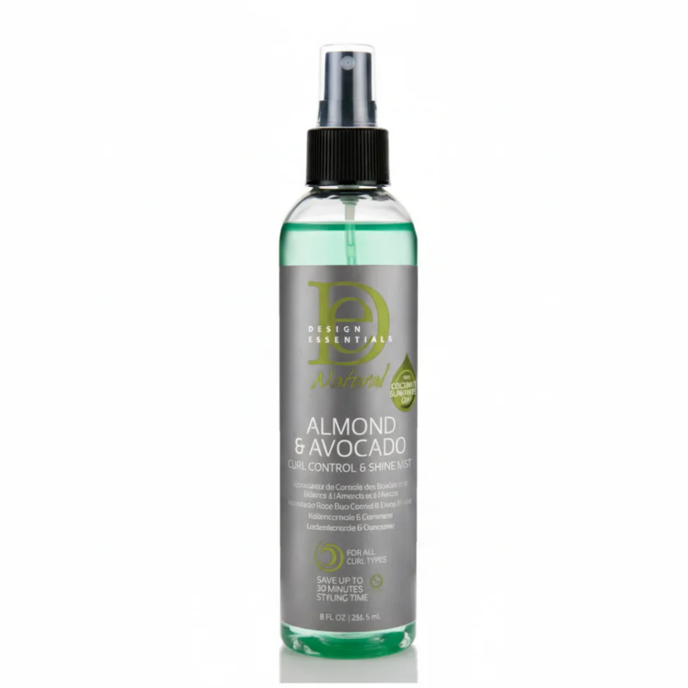 Design Essentials Almond & Avocado Curl Control & Shine Mist 8oz | Frizz-Free Curls