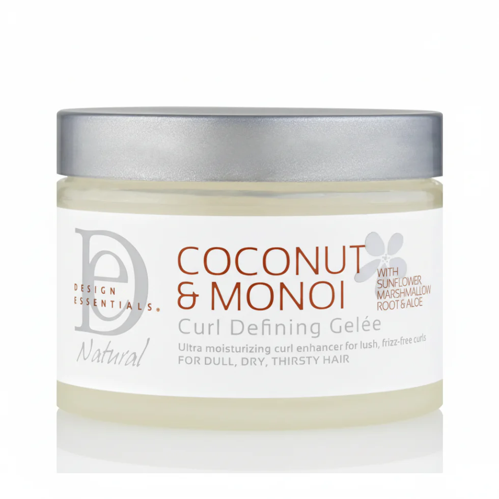 Design Essentials Coconut & Monoi Curl Defining Gelee 12oz | Frizz-Free Curls