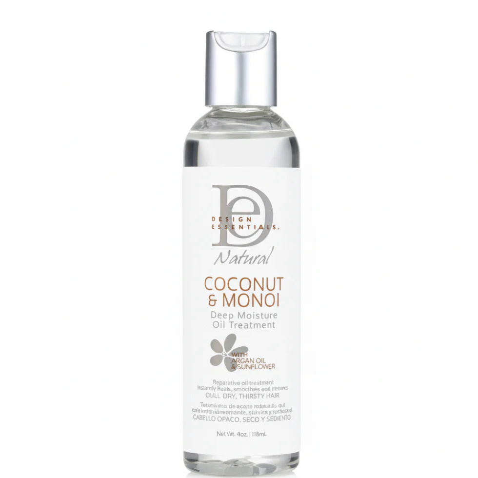 Design Essentials Coconut & Monoi Oil Treatment 4oz | Repair & Hydrate Hair