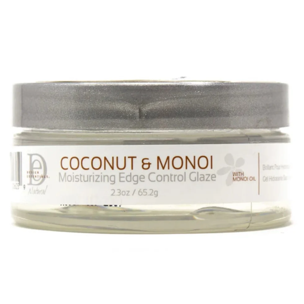 Design Essentials Coconut & Monoi Edge Control Glaze | Smooth Hold & Shine