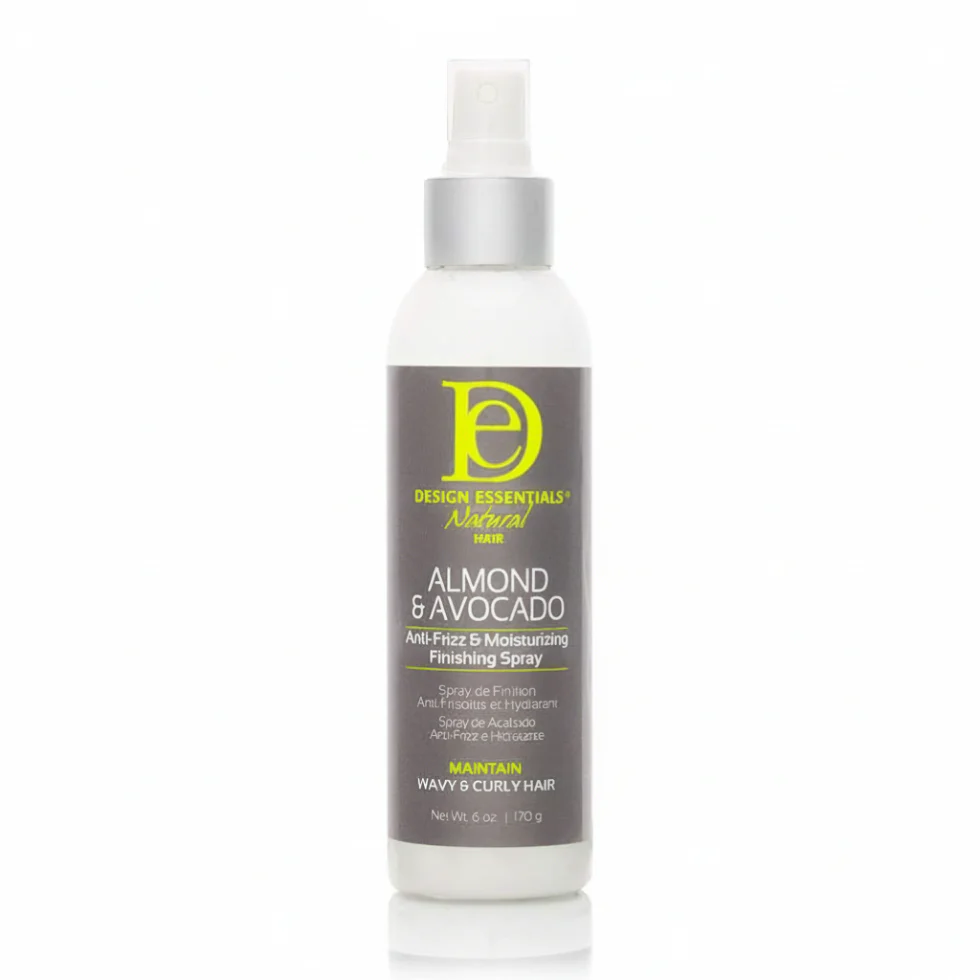 Design Essentials Almond & Avocado Finishing Spray 6oz | Anti-Frizz Shine