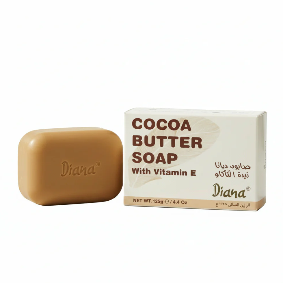 Diana Cocoa Butter Soap 125g | Vitamin E Moisturizing & Nourishing Bar