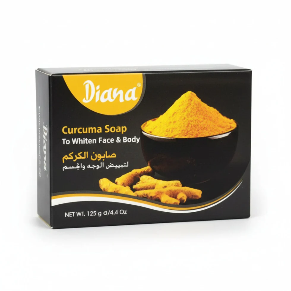 Diana Curcuma Soap 125g | Turmeric Brightening & Even Tone Skin Care