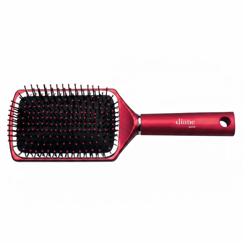 🪮 Diane Royal Satin Cushion Paddle Brush | Smooth Detangling Hair Care - Image 2