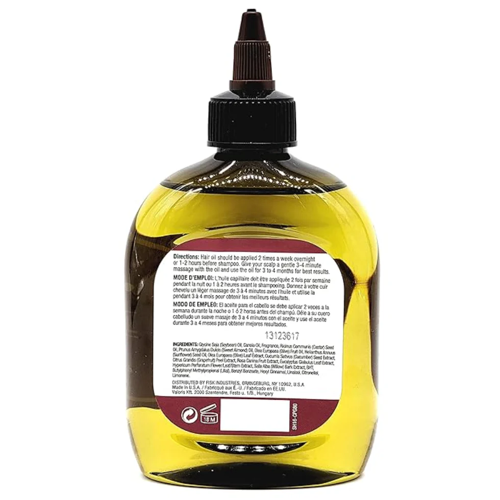Difeel Castor Pro-Growth Hair Oil 7.1oz | 99% Natural Hair Growth Oil - Image 2