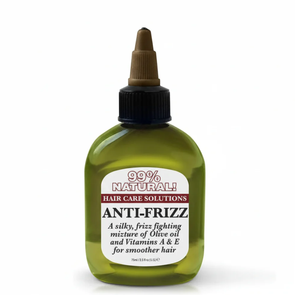 Difeel Anti-Frizz Hair Oil 2.5oz | Olive Oil Vitamins A & E Smooth Hair Care
