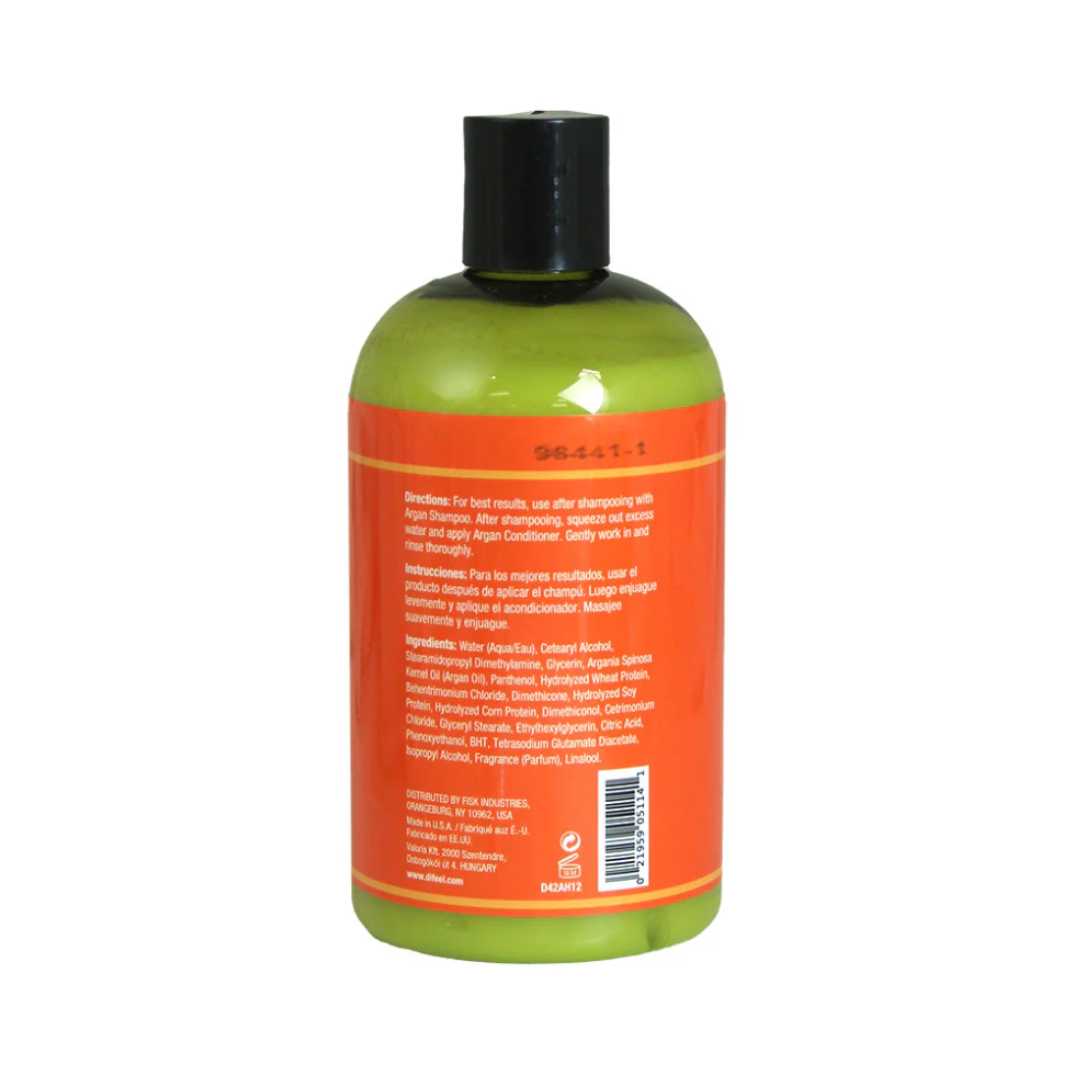Difeel Argan Hydrating Conditioner 12oz | Sulfate-Free Argan Oil Hair Care - Image 2