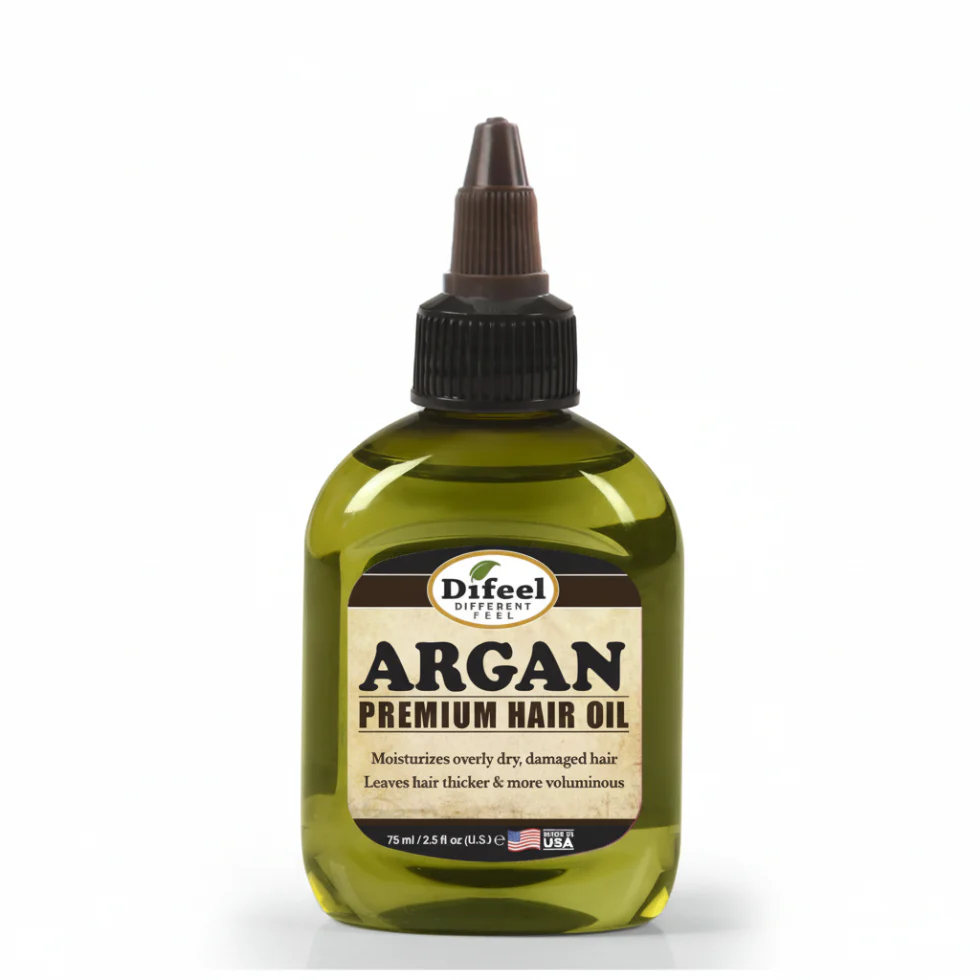 Difeel Argan Premium Hair Oil 75ml | Moisturize, Strengthen & Add Shine