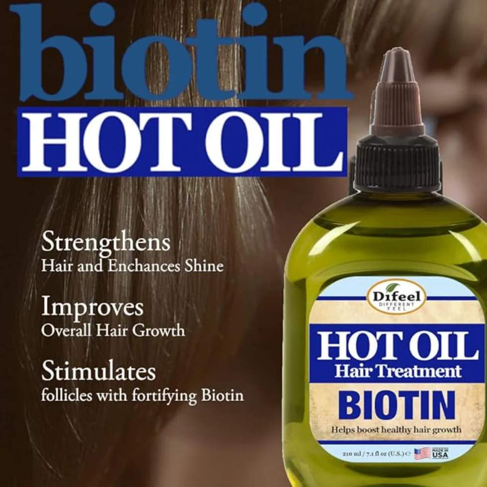 Difeel Biotin Hot Oil Hair Treatment 7.1oz | Strengthen & Hair Growth Care - Image 2