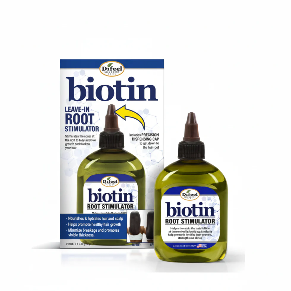Difeel Biotin Pro-Growth Root Stimulator 7.1oz | Strengthen & Hair Growth
