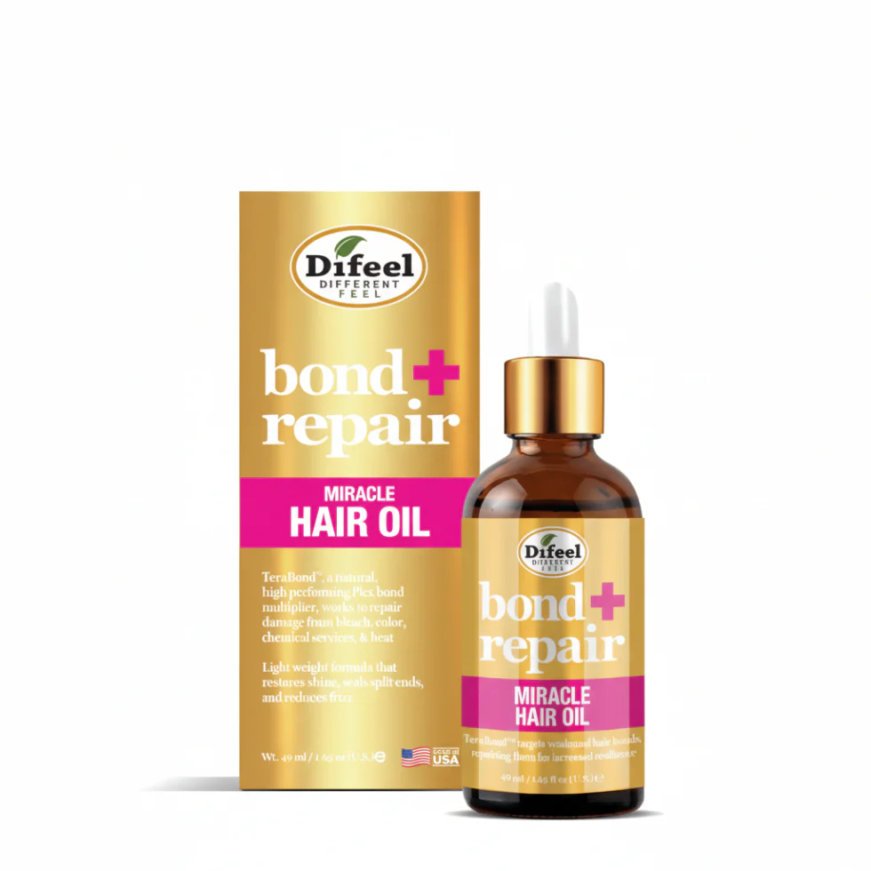 Difeel Bond & Repair Miracle Hair Oil 1.65oz | Restore & Strengthen Damaged Hair
