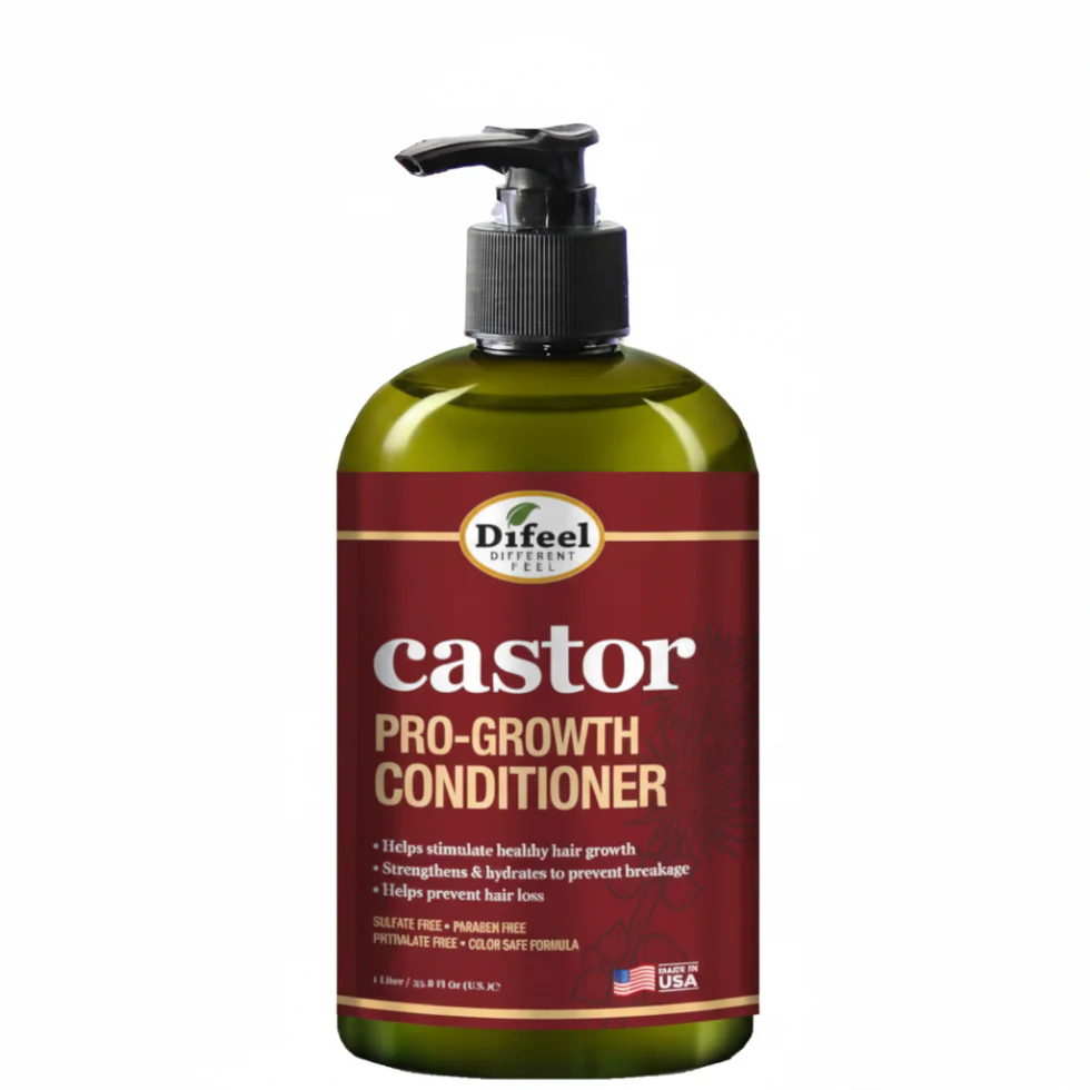 Difeel Castor Pro-Growth Conditioner 12oz | Thicken & Hair Growth Support