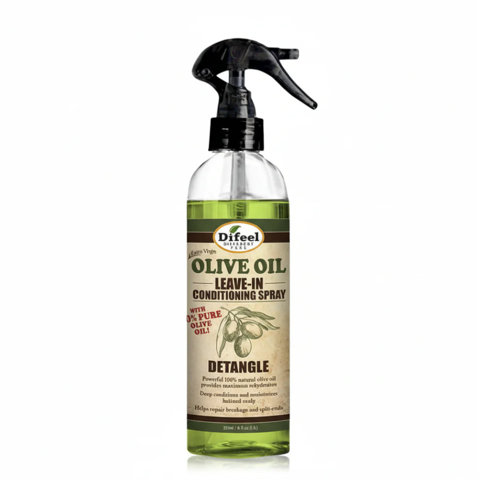 Difeel Olive Oil Leave-In Conditioning Spray 177ml | Detangle & Smooth Hair
