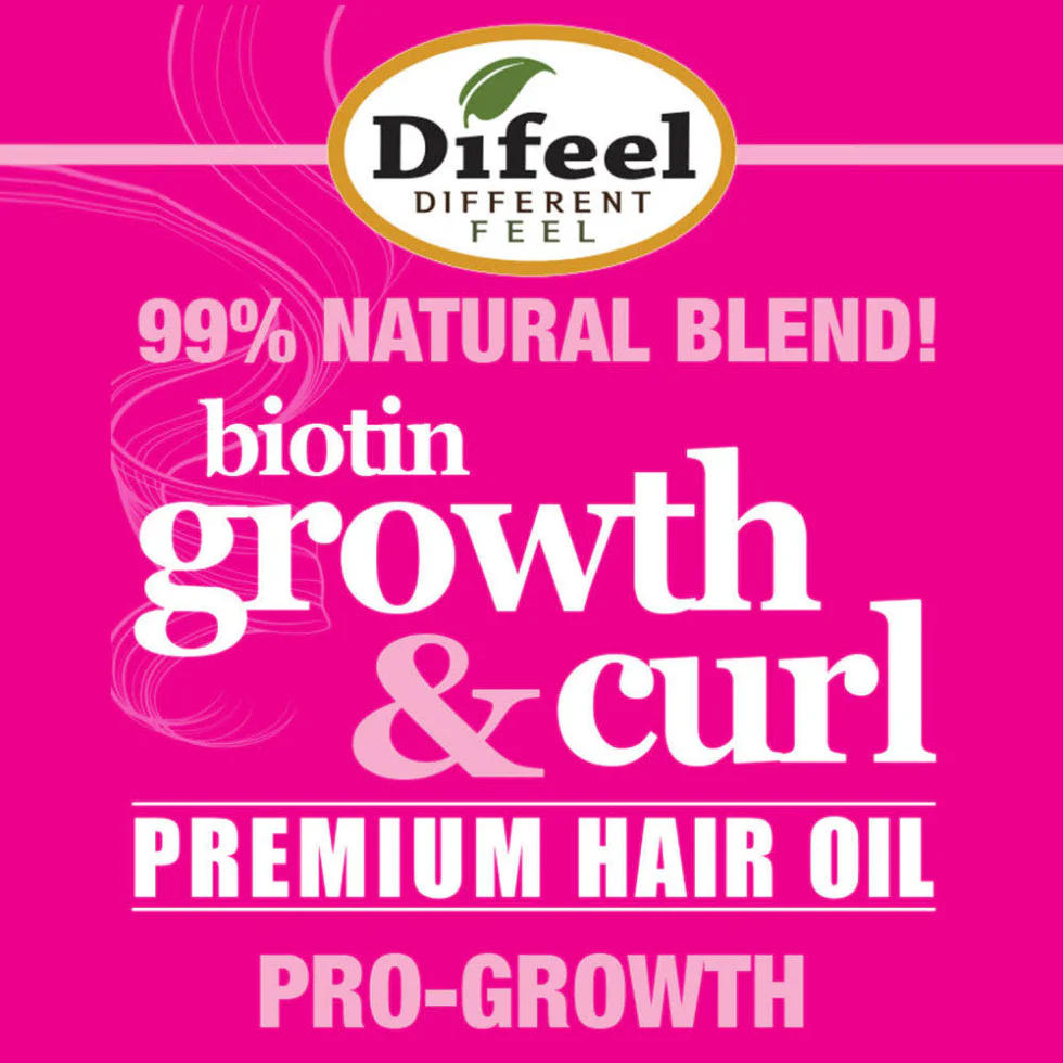 Difeel Growth & Curl Biotin Hair Mask 340g | Deep Nourish & Curl Definition - Image 2