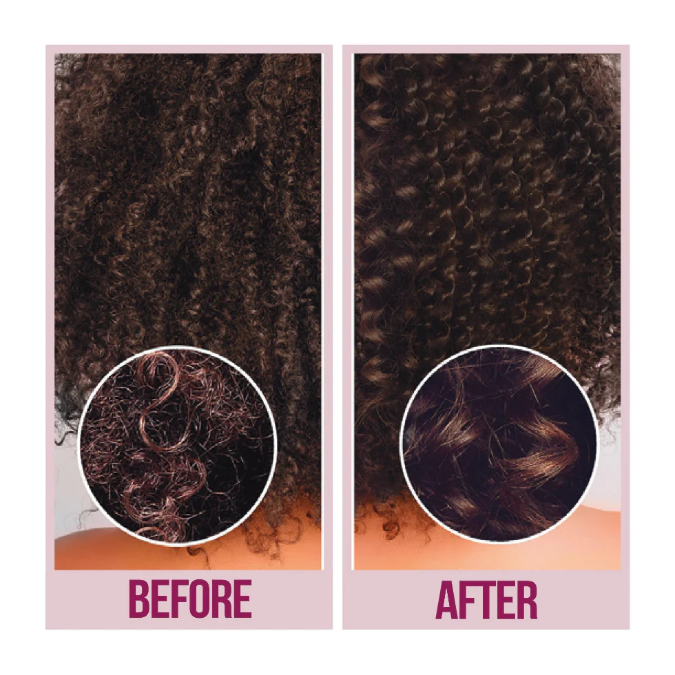 Difeel Growth & Curl Biotin Hair Mask 340g | Deep Nourish & Curl Definition - Image 3