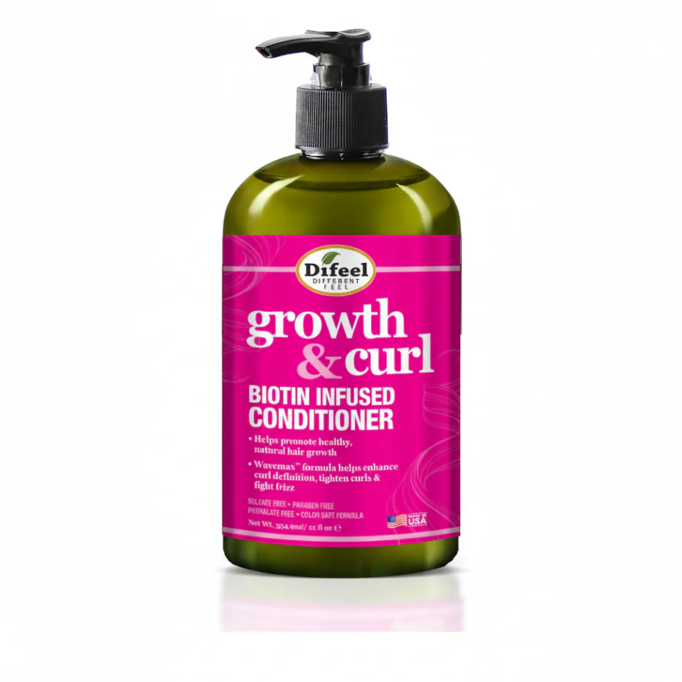 Difeel Growth & Curl Biotin Conditioner 354.9ml | Nourish & Define Curls