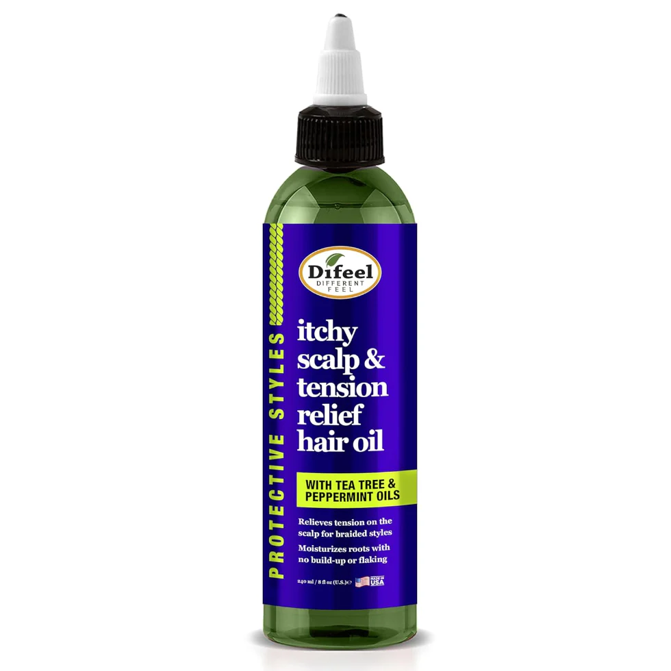 Difeel Itchy Scalp & Tension Relief Oil 237ml | Cooling Scalp Care Treatment