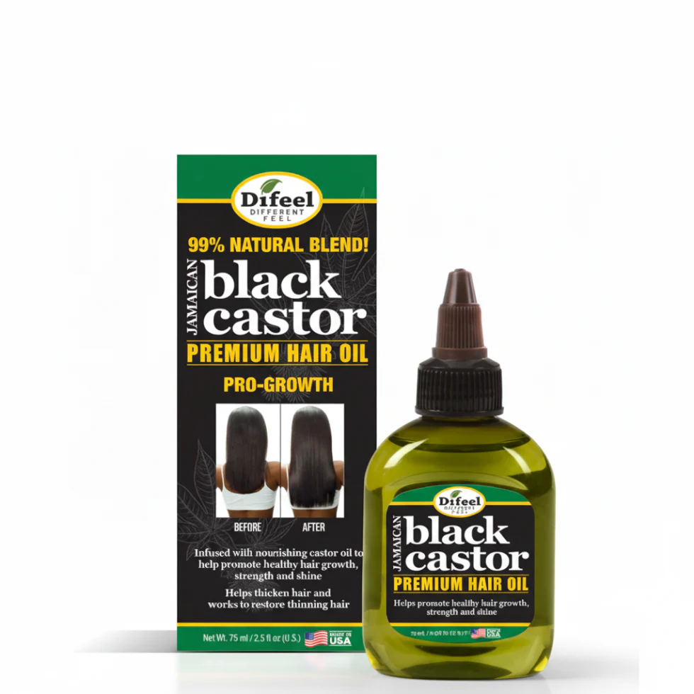 Difeel Jamaican Black Castor Premium Hair Oil 75ml | Superior Hair Growth Support