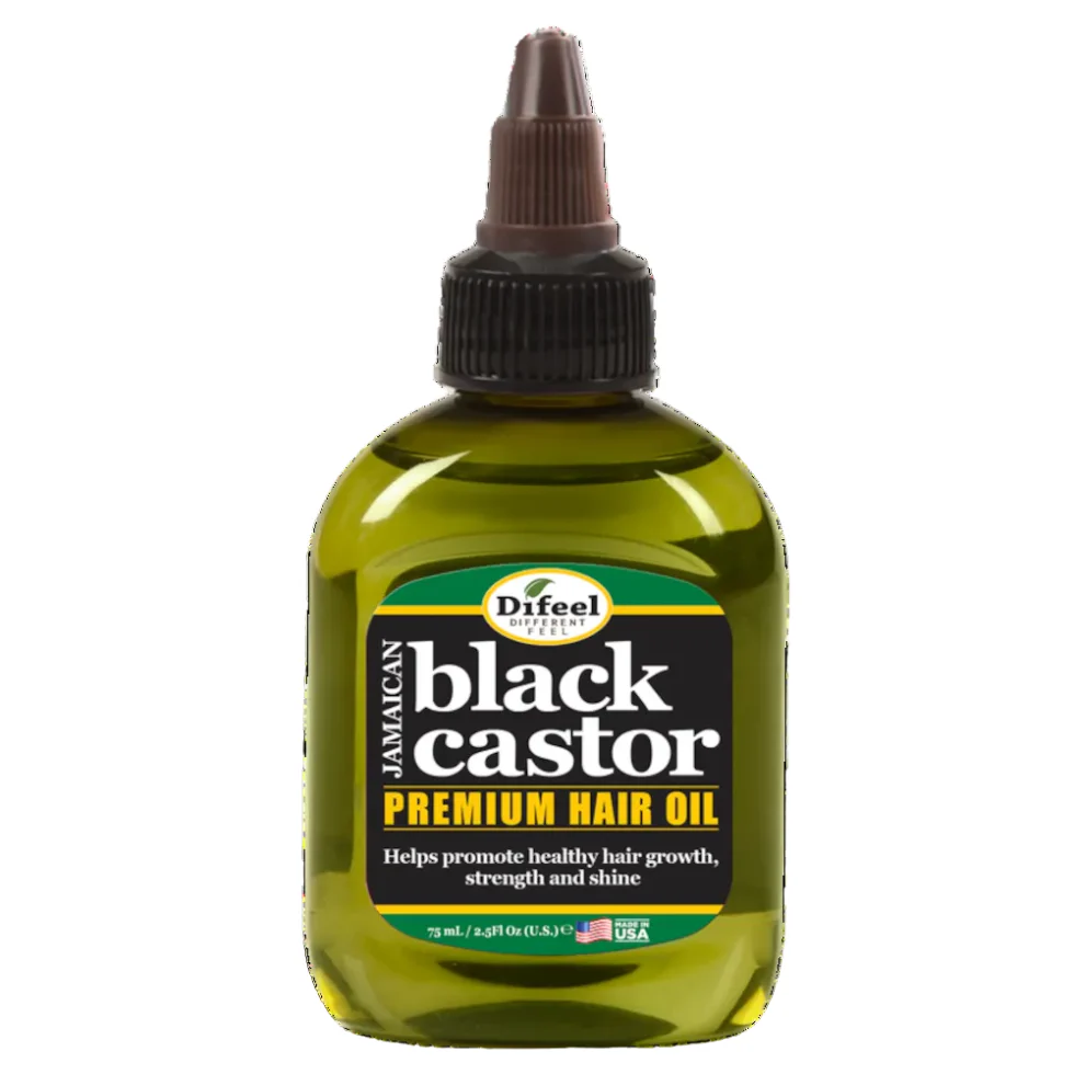 Difeel Jamaican Black Castor Premium Hair Oil 75ml | Superior Hair Growth Support - Image 2