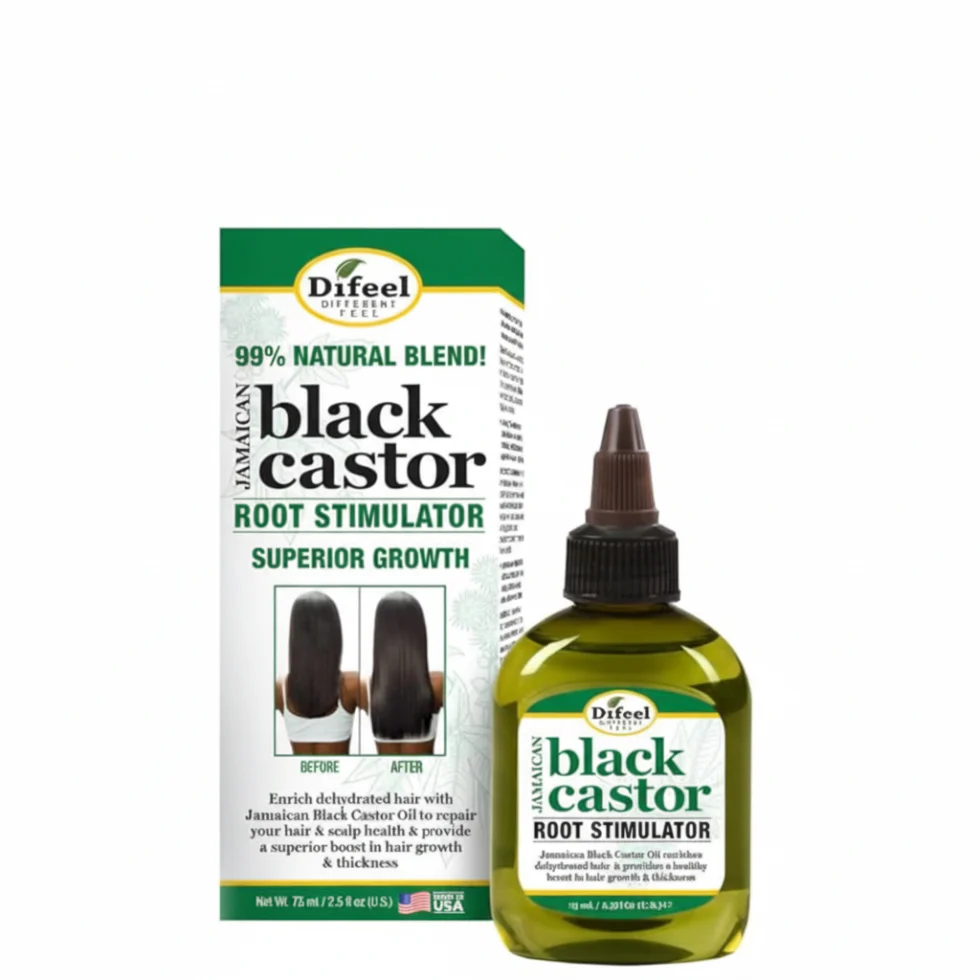 Difeel Jamaican Black Castor Root Stimulator 75ml | Hair Growth Boost & Strength