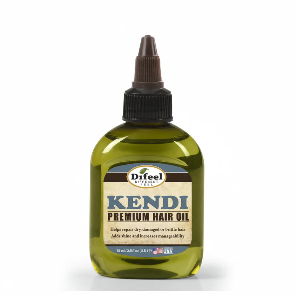 Difeel Kendi Oil Premium Hair Oil 2.5oz | Protect & Moisturize Hair Care