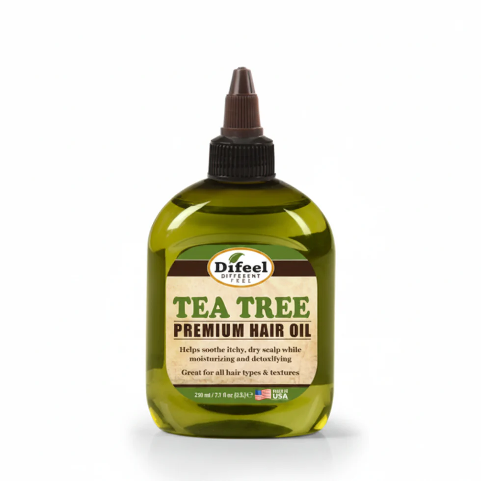 Difeel Tea Tree Premium Hair Oil 210ml | Dandruff & Scalp Care Treatment