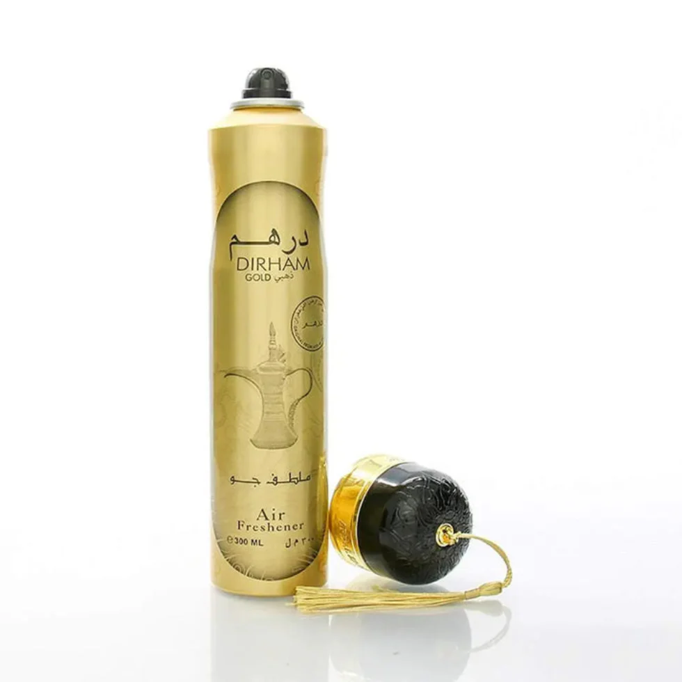 Dirham Gold Air Freshener 300ml by Ard Al Zaafaran | Premium Home & Car Spray - Image 2