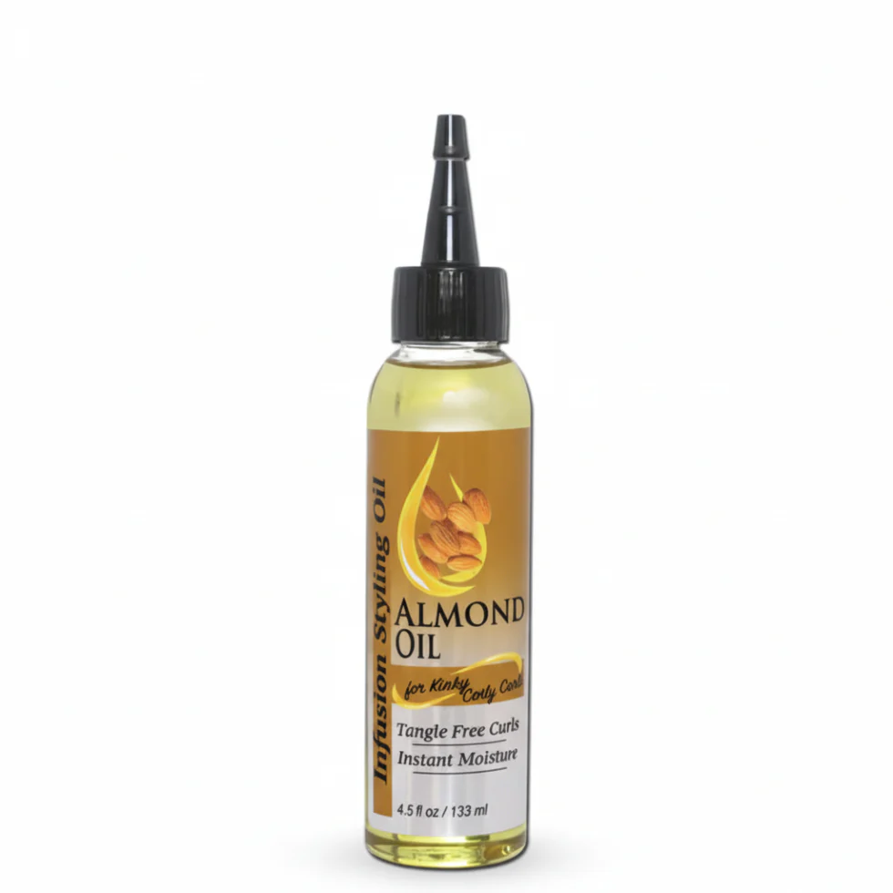 Doo Gro Almond Oil 4.5oz | Kinky & Coily Hair Moisture & Shine Oil