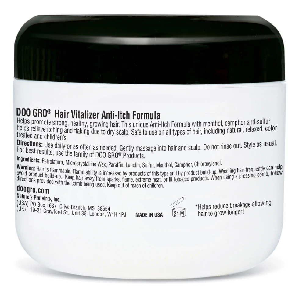 Doo Gro Anti-Itch Hair Vitalizer 4oz | Dry Scalp Relief & Soothing Treatment - Image 2