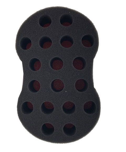 Looks Magic Twist Hair Sponge 2 side Afro Braid Style Hair Sponge Brush 6607 - Image 2