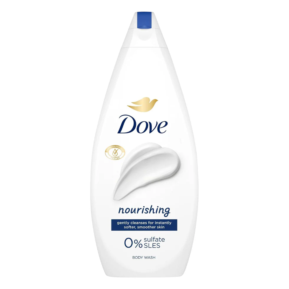 Dove Nourishing Body Wash 450ml | Gentle Sulfate-Free Cleanser for Soft Skin