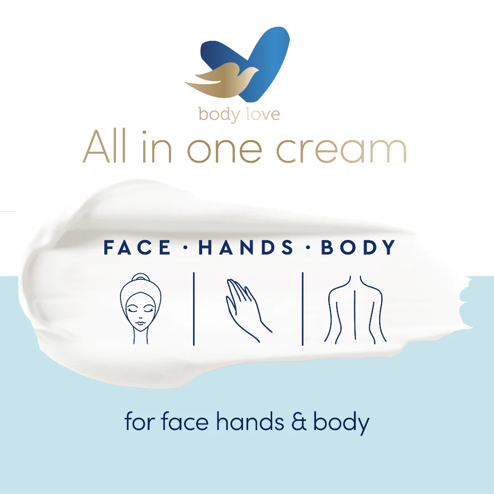 Dove Body Love Rich Nourishment Cream For Face & Body Cream 75ml | Deep Hydration for Soft Smooth Skin - Image 4