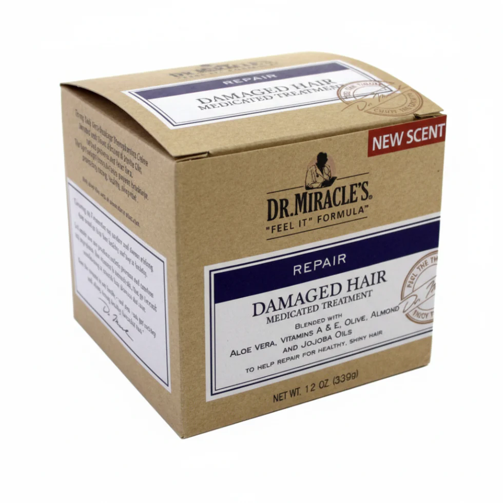 Dr. Miracle’s Medicated Repair Treatment 12oz | Strengthen & Restore Hair