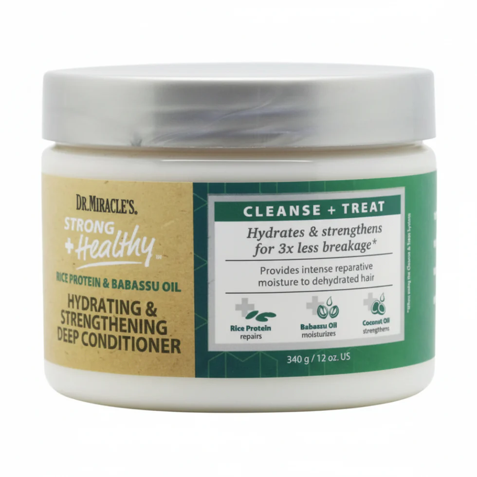 Dr. Miracle’s Rice Protein & Babassu Deep Conditioner 340g | Hydrate & Strengthen