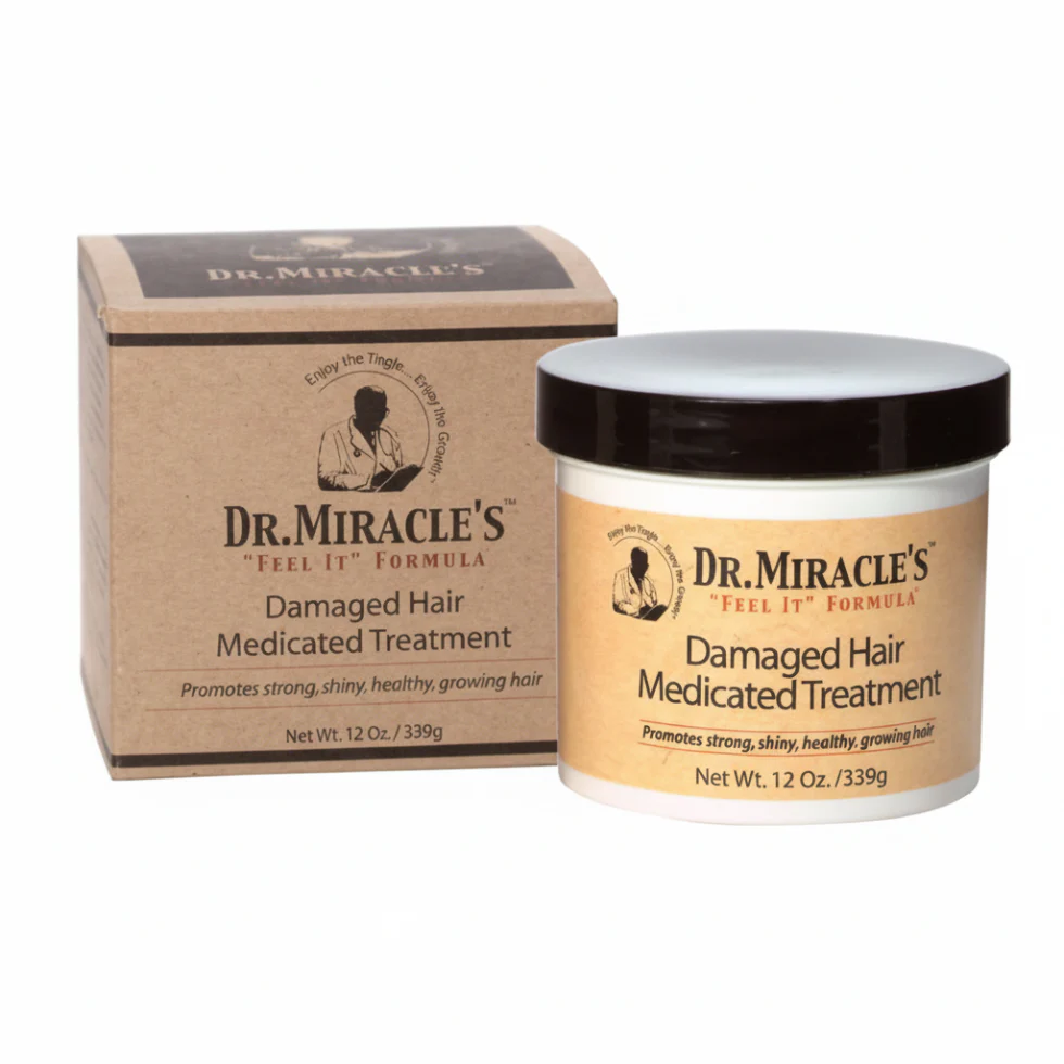 Dr. Miracle’s Damaged Hair Medicated Treatment | Repair & Strengthen Hair