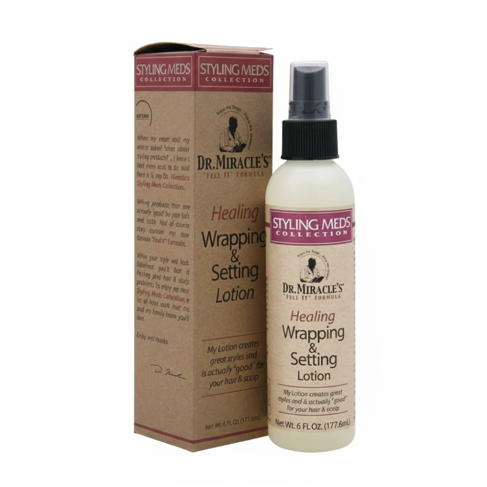 Dr. Miracle's Wrapping & Setting Lotion | Style, Shine & Strong Hold Hair Care
