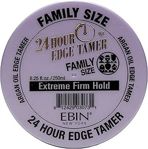 Ebin Argan Oil 24 Hour Edge Tamer Family Size | Ultra & Extreme Hold