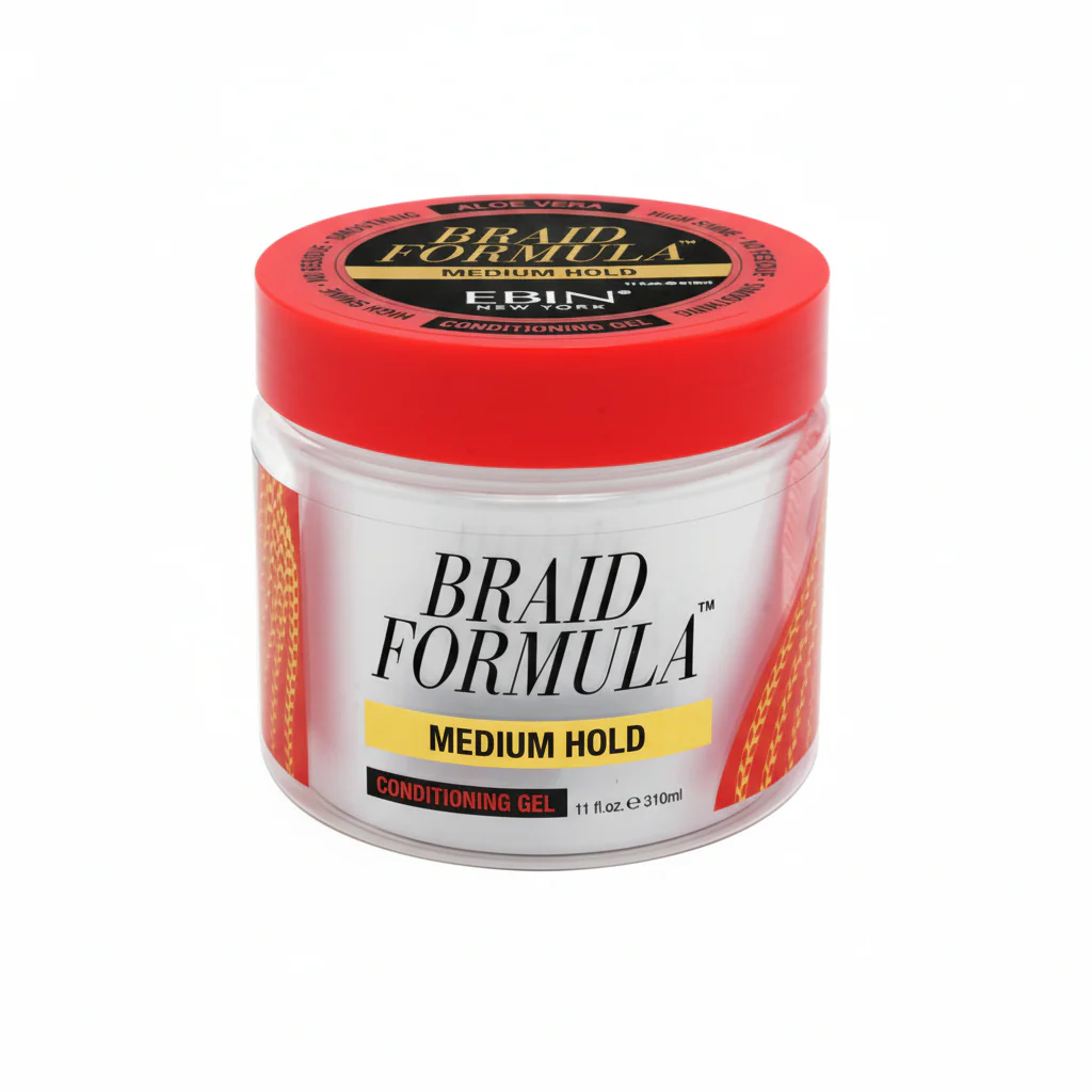 EBIN Braid Formula Conditioning Gel Medium Hold | Non-Flaking Braiding Gel